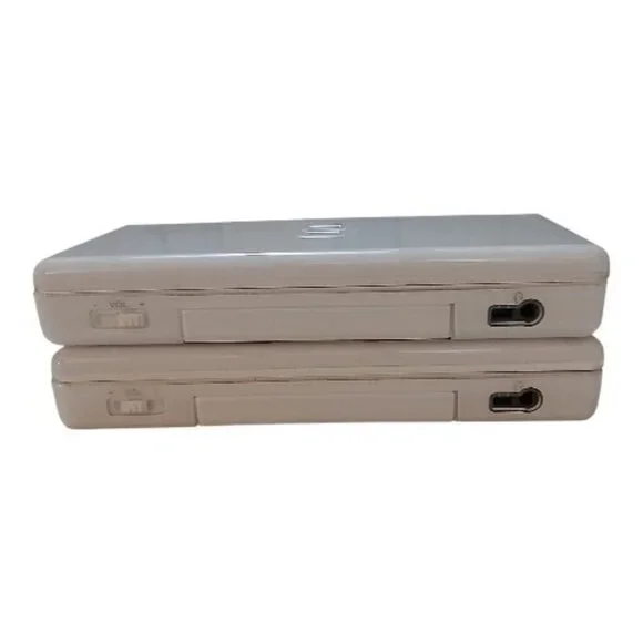 Lot of 2 Tested Nintendo DS Lite Polar White Consoles Bundle + Stylus Game Case - Picture 6 of 14